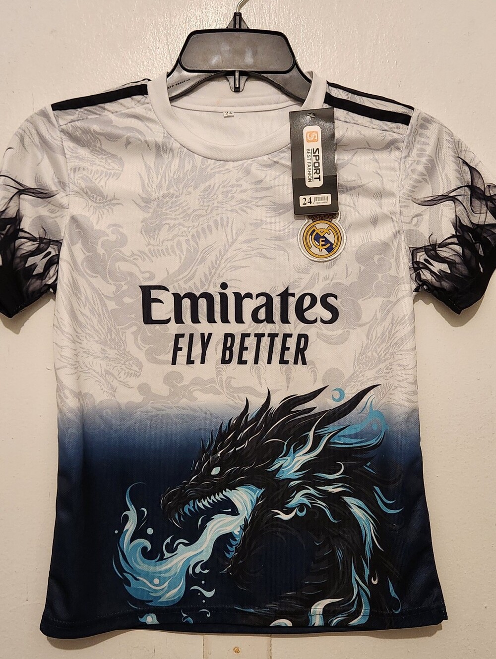 REAL MADRID WHITE DRAGON SPECIAL EDITION Mbappe #10 Kids